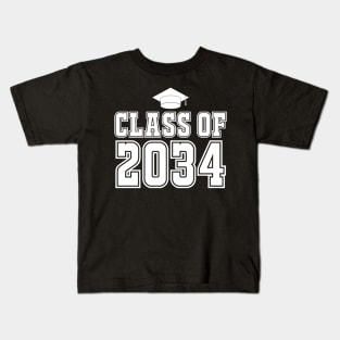 Class Of 2034 Graduation for Kids and Parents Kids T-Shirt